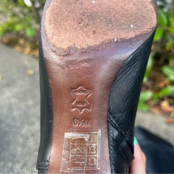 Tory Burch Bowie Black Leather Chunky Over The Knee Boots 6.5 - Picture 8 of 11